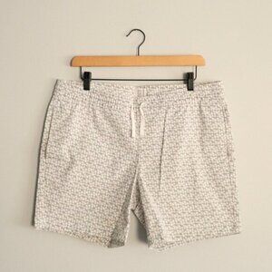 Core Life Men's Sz M White Summer Casual Stretch Cotton Pockets Shorts